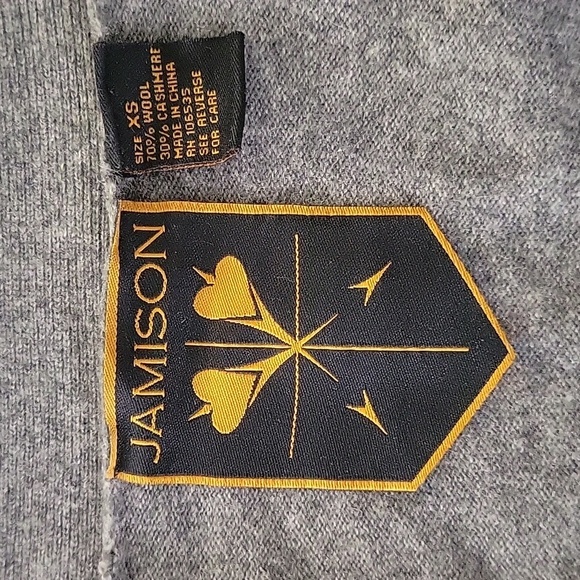 Jamison Waterfall Wool Boho Lux Cashmere Cardigan With Zipper Detailing - Womens - Picture 6 of 8